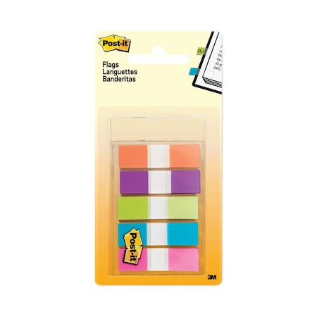 Post-It Page Flags in Portable Dispenser, Assorted Brights, PK100 683-5CB2